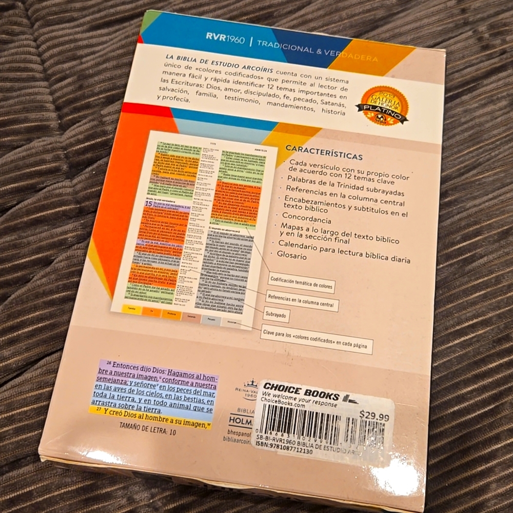 ARCOIRIS Study Bible (SPANISH)/ BIBLIA DE ESTUDIO ARCOIRIS